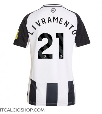 Newcastle United Tino Livramento #21 Prima Maglia Femmina 2024-25 Manica Corta
